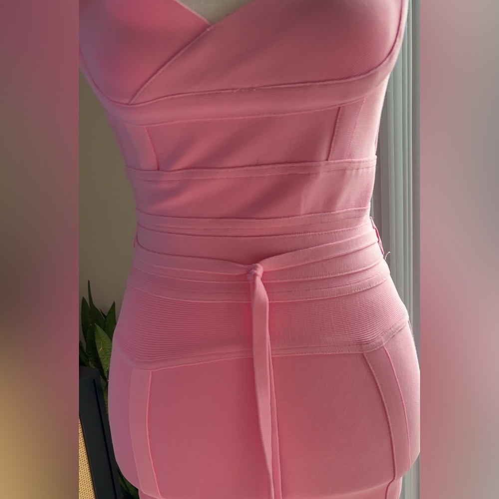 Pink Bandage Dress
